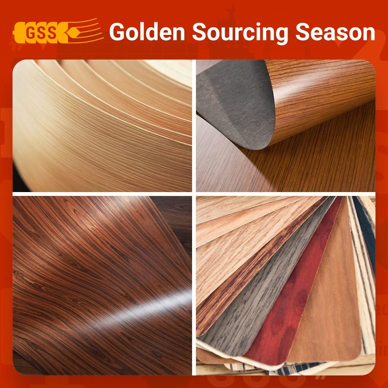 Decoration Melamine Skin Home Decor Sheet Wall Trim Decoration Material Wall Decoration Lvp Veneer Paper Log and Veneer