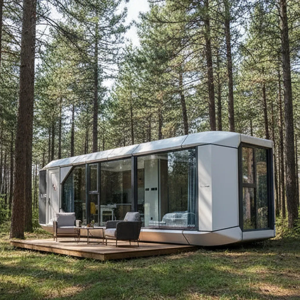 Factory Price Building Modular Mobile Home Prefab Luxury Space Capsule House Container Modern Cabin Residential Home Prefabricated Hotel Mini Portable Apple Pod