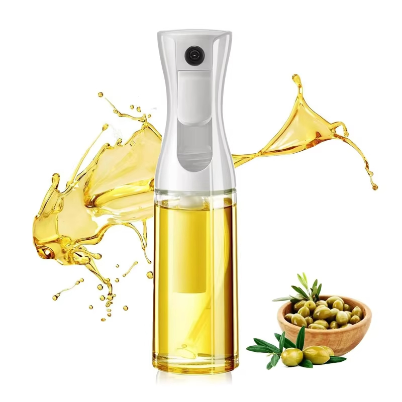 Must-Have Kitchen Gadgets Multifunctional Oil Spray 200ml Glass Olive Oil Spray Bottle for Cooking