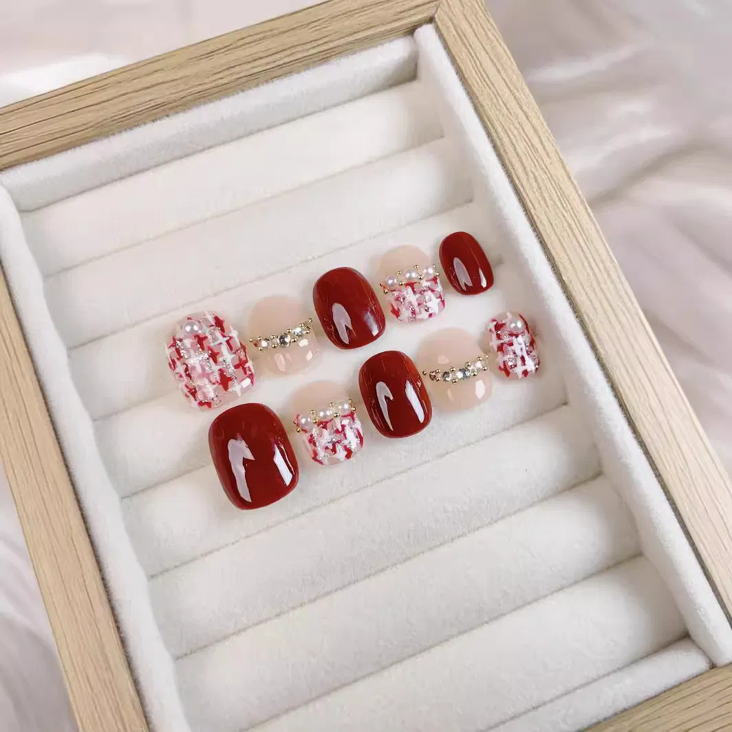 Private Labeling High Quality Handmade Acrylic for Nails Press on Art Nails