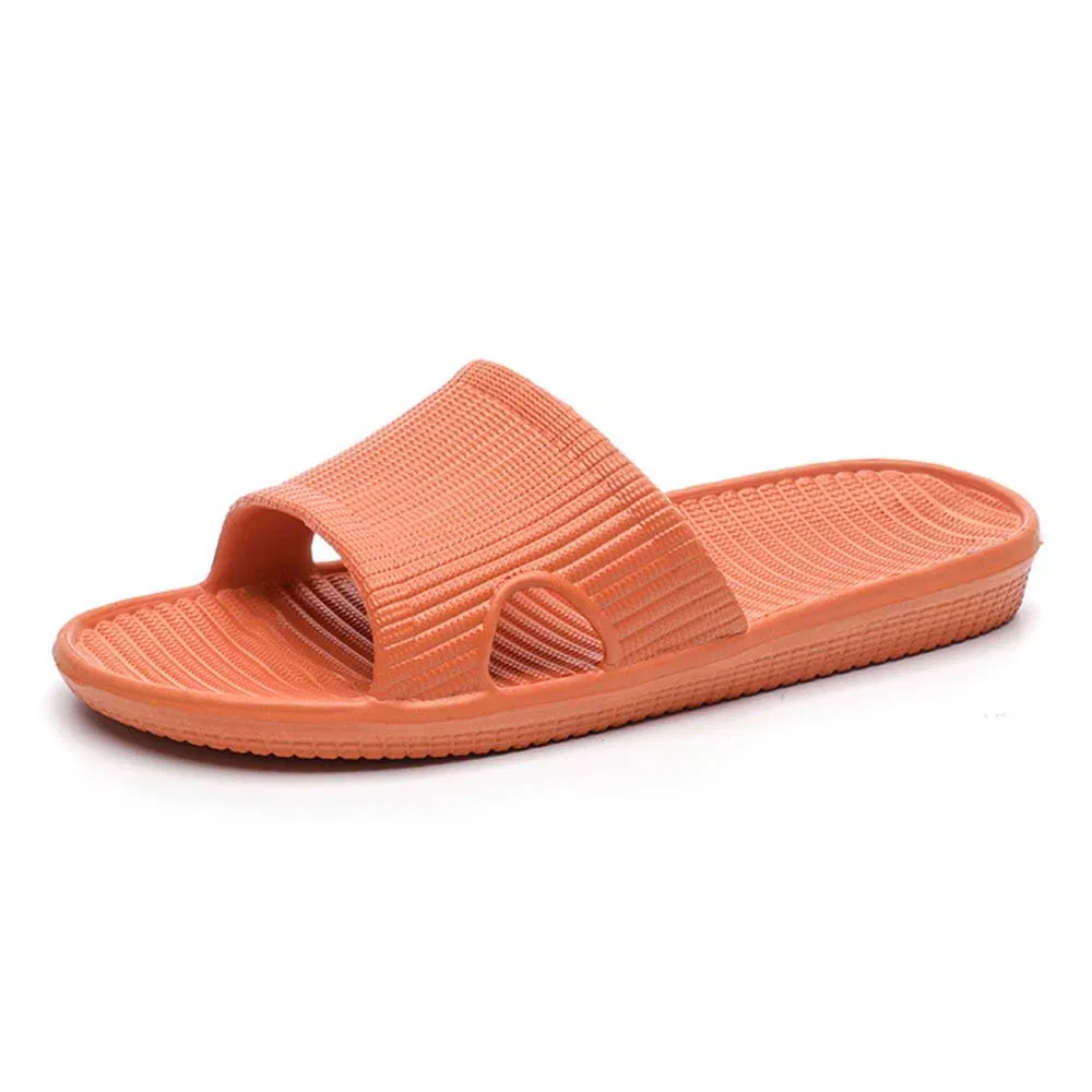 Custom Logo Various Color Half Pack Convenient Slippers in Black/White/Pink/Blue/Yellow/Green/Orange Made of EVA Material for Women/Man/Kid in The Hotel/SPA