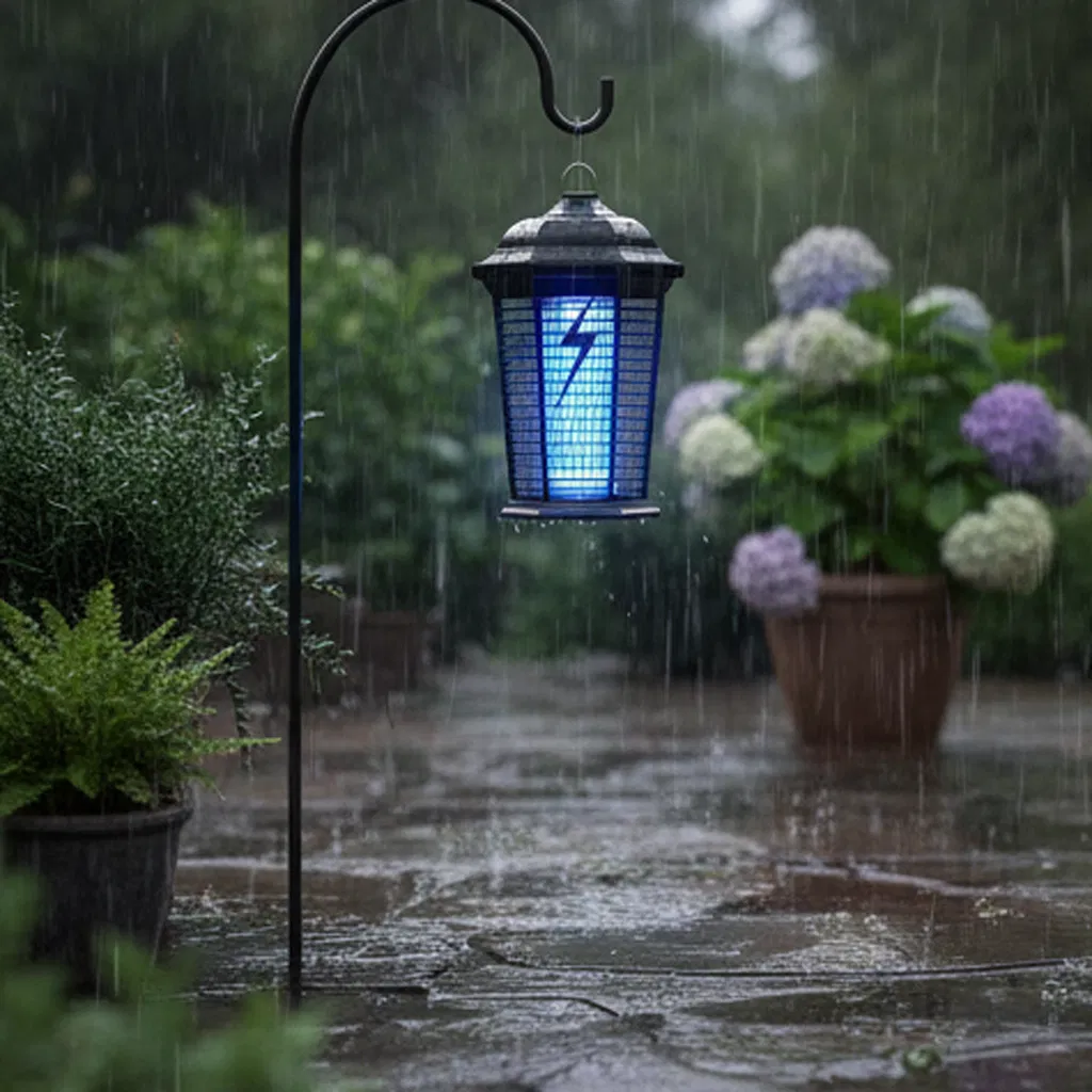Heavy-Duty Electronic Insect Zapper for Maximum Outdoor Coverage