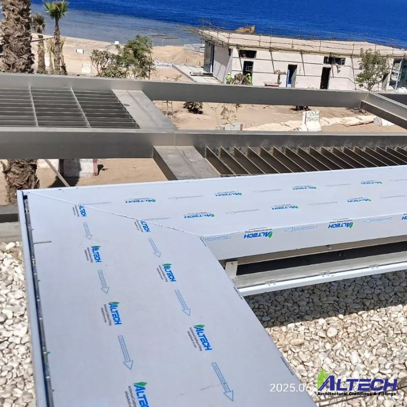 ISO Authentication Modern High-Tech Design Decorative for Building Anodized Solid Aluminum Panel