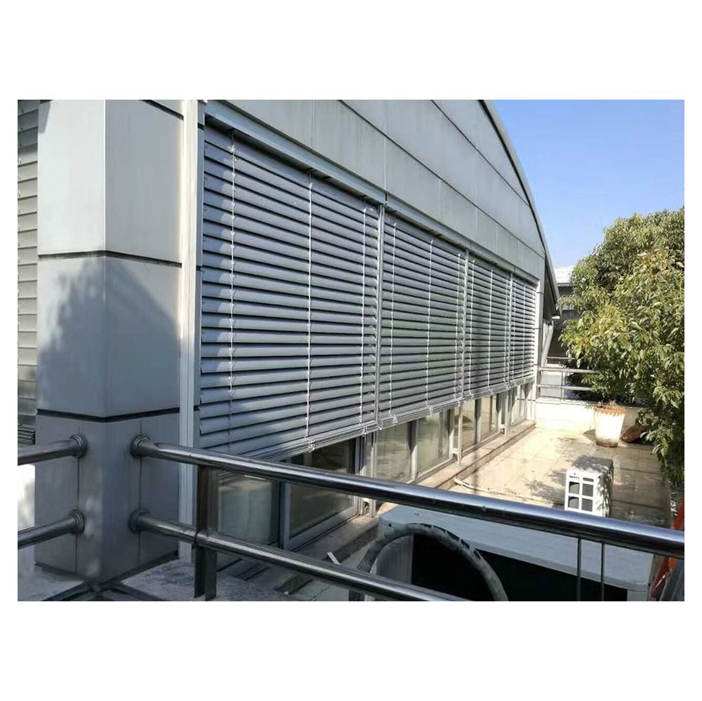 Customized Factory Supply Smart Sunshading Motorized Waterproof Aluminum Sunshade Blinds