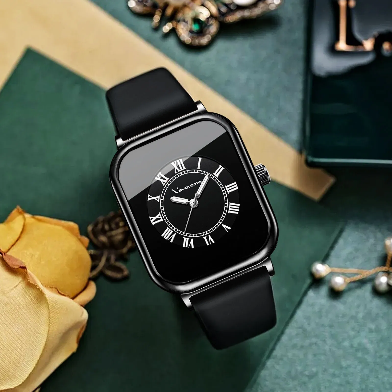 Silicone Band Fashionable Design Causal Luminous Women's Quartz Watch