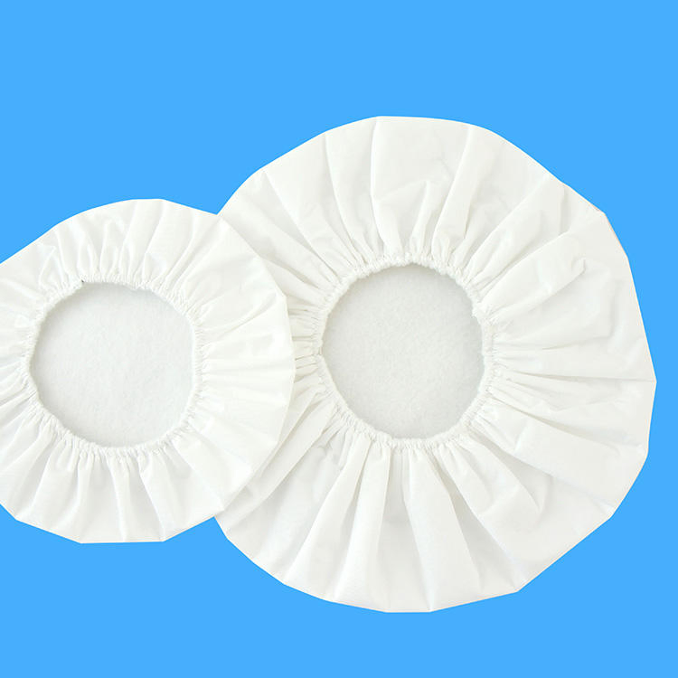 Needle Cotton 50%Viscose 50% Polyester 50g PE Film Waterproof Hotel Disposable Shower Cap