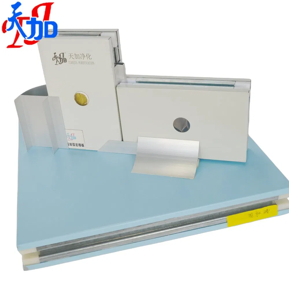 Hand-Made Rock Wool/Paper Honeycomb Cleanroom Color Steel Sandwich Panel for Clean Room and Pharmaceutical Facilities with Smooth Surface