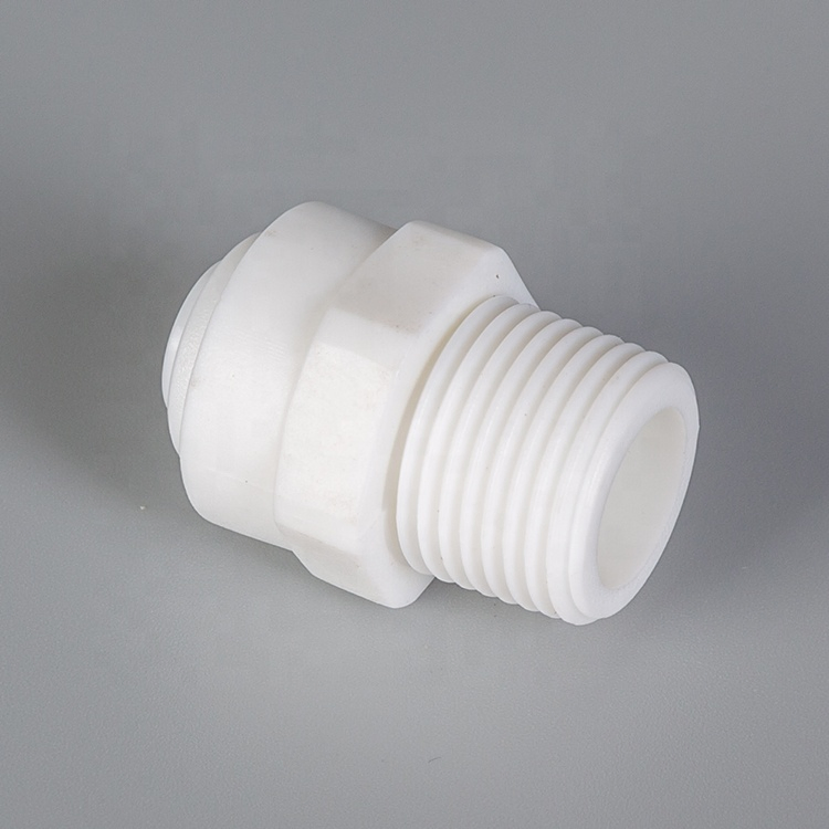 POM Push Fit Fitting Quick Connect Parts Fitting Male Adaptor for Water Filters and RO System