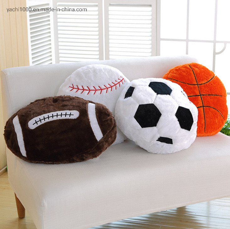 Hot Sale Basketball Soccer Rugby Ball Pillow Cushion