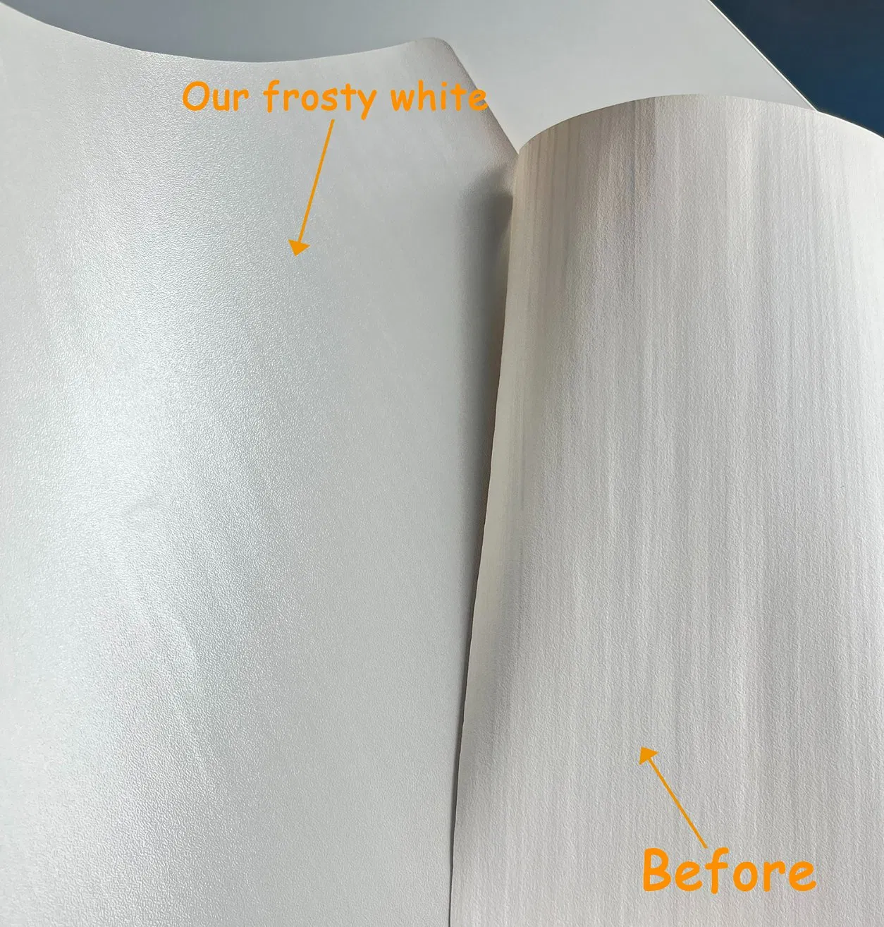 Dr-Lvp001 Frosty White Plywood Melamine Fancy Recon Wood Face Veneer Laminated Recon Veneer