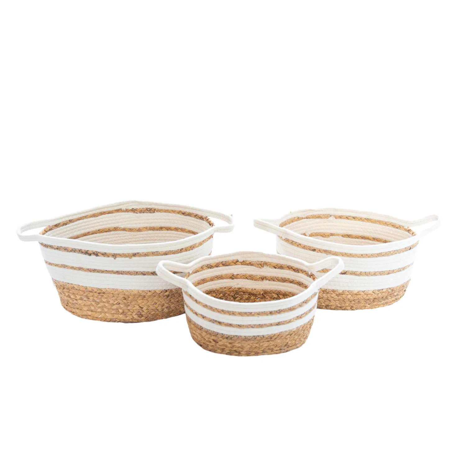 Corn Husk Woven Storage Basket Table Cosmetics Clothes Toys Snacks Miscellaneousstorage Basket
