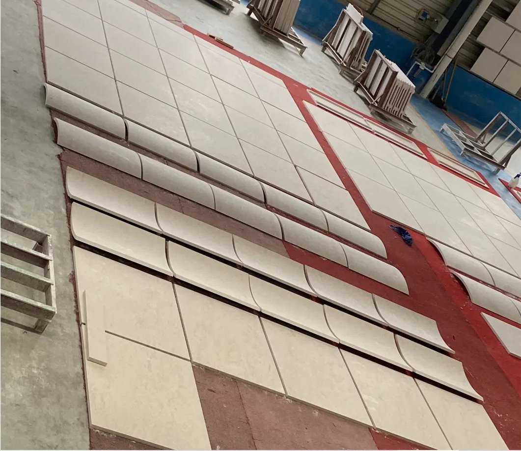Yellow Beige Color Limestone Paving Limestone Outdoor Tiles