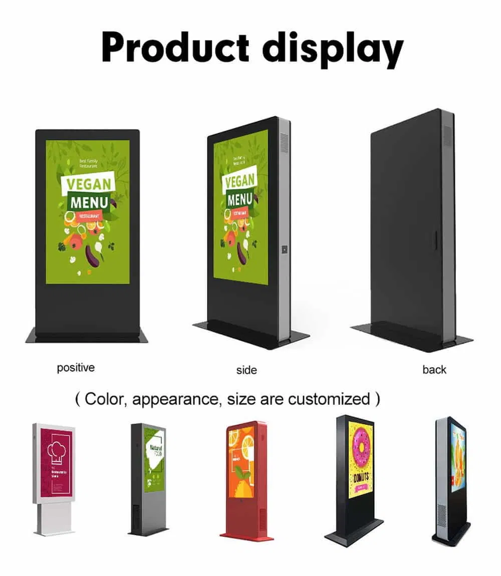 Уличный вертикальный рекламный плеер OEM/ODM