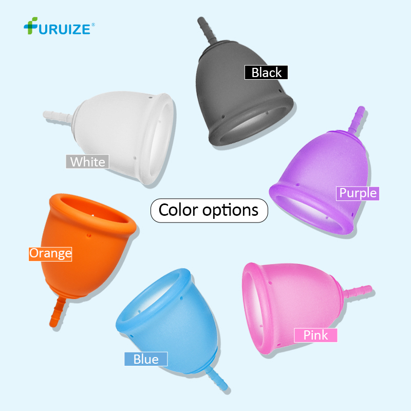 OEM Menstrual Cup Reusable 100% Medical Grade Silicone Menstrual Cup