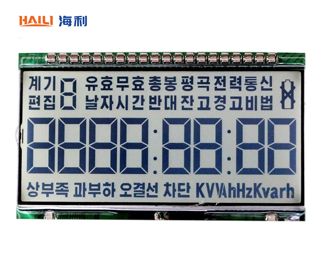 New Material Custom Electricity Meter 7 Segment Tn Htn Stn FSTN LCD Display /Power Meter LCD Screen /Energy Meter Display/Factroy Price