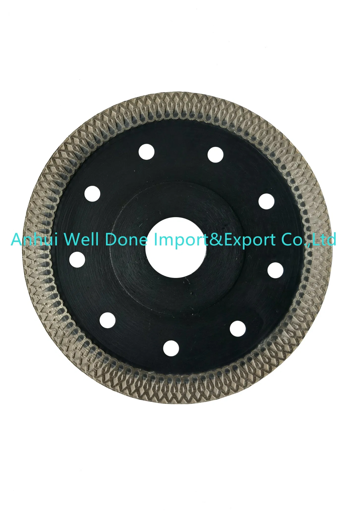 115mm Continuous Rim Turbo Segment Diamond Saw Blade Cutting Granite Cement Sandstone