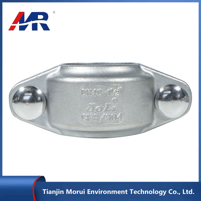304 316 Stainless 40mm Grooved Pipe Fitting Flexible Coupling Clamp Stainless Steel Rigid Flexible Pipe Coupling Water Purifier Water Treatment Equipment