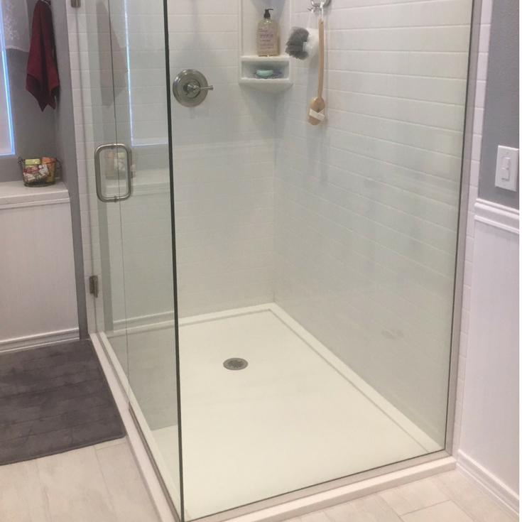 Aquacubic modern Design Top Quality OEM&ODM Acrylic Shower Tray Stone Bathroom Base Shower Tray