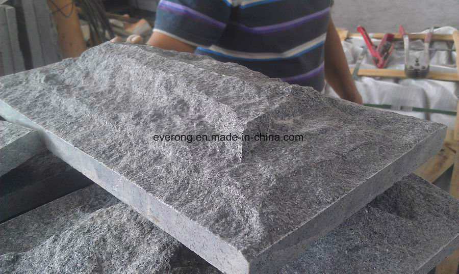 China G654 Dark Grey Granite Mushroom Natural Finished Tile Exterior Wall Tile