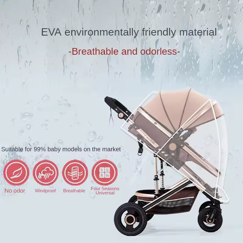 Premium Universal Baby Stroller Rain Cover for All-Weather Use