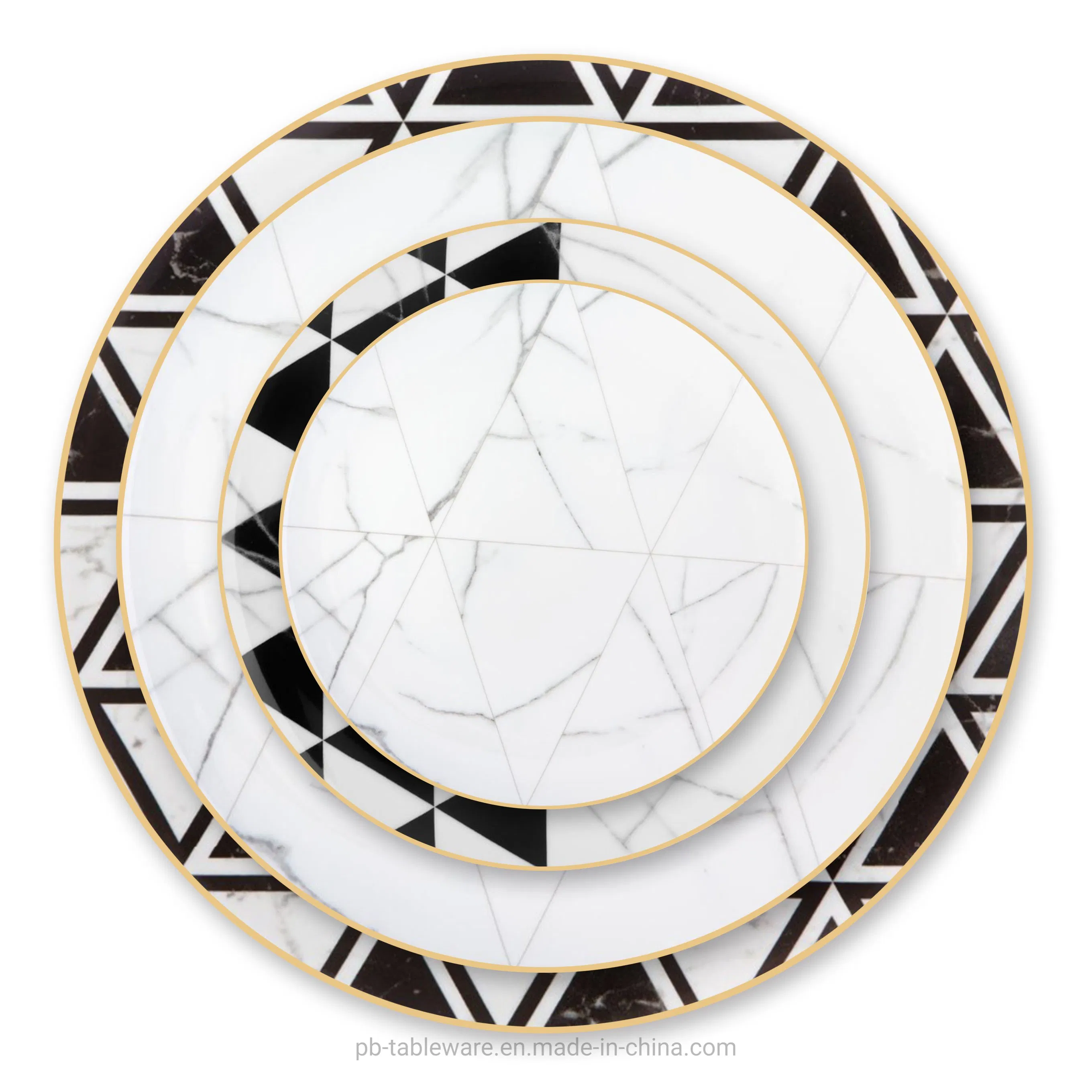 Best Black and White Thanksgiving Bone China White Dinnerware Sets