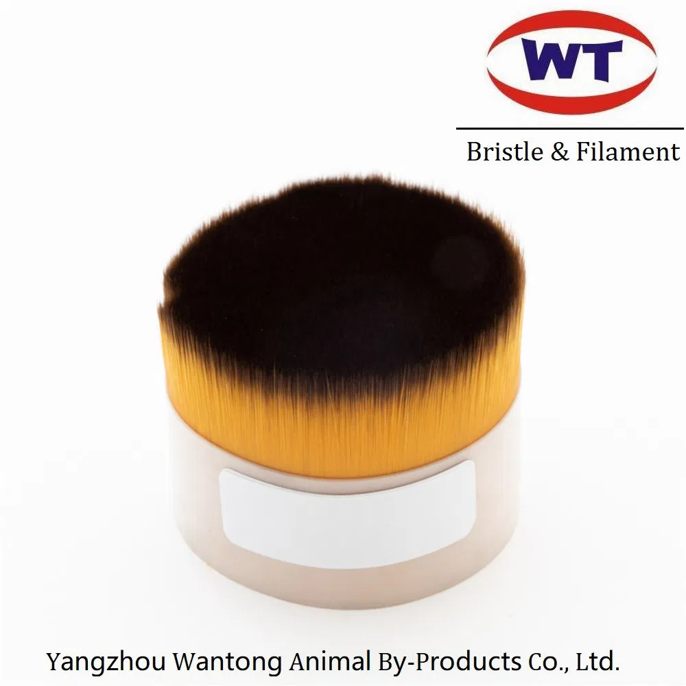 Premium Double Color PBT Tapered Brush with Synthetic Filaments for Makeup