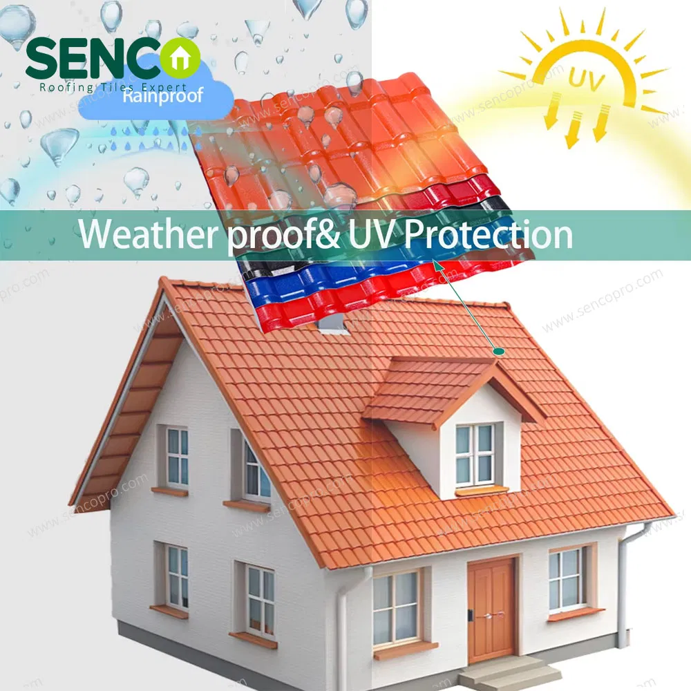 Universal Fit Resin Roof Fittings Spanish PVC Roof Tile Accessories Prices Plastic ASA UPVC Resin Roofing Sheets Tiles Accessories