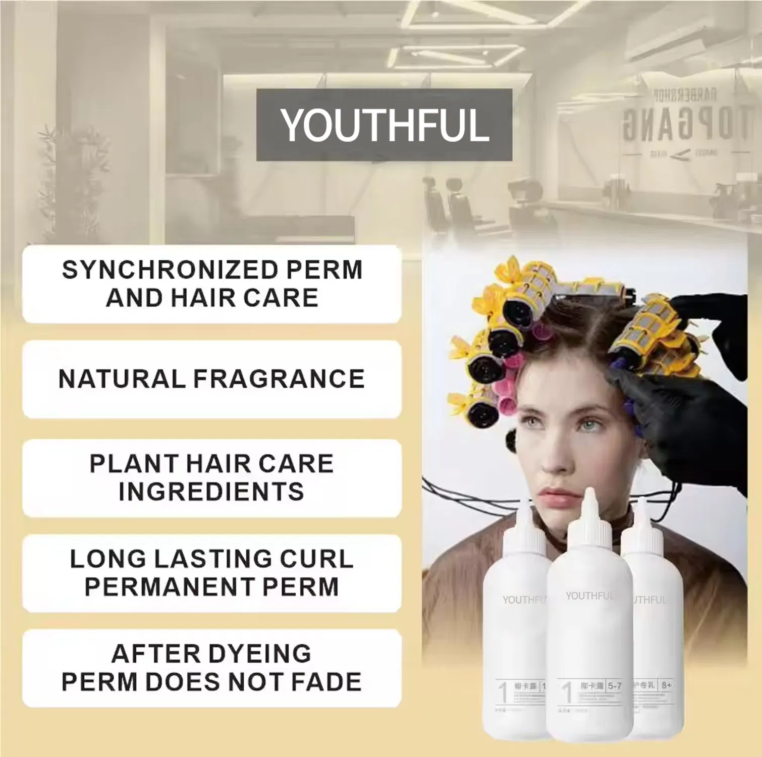 Natural Mild Formula Perm Weave Hair Curl Cream