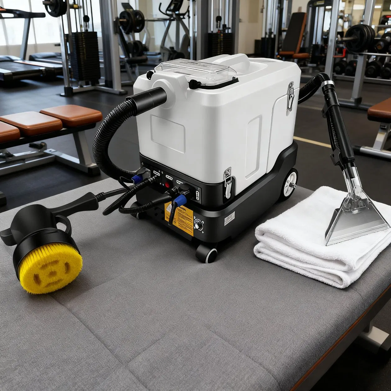 Heated Carpet Washing Cleaner Machine Extractor Injector Steam Vacuum Cleaner for Carpet Sofa Dust Mite Removal