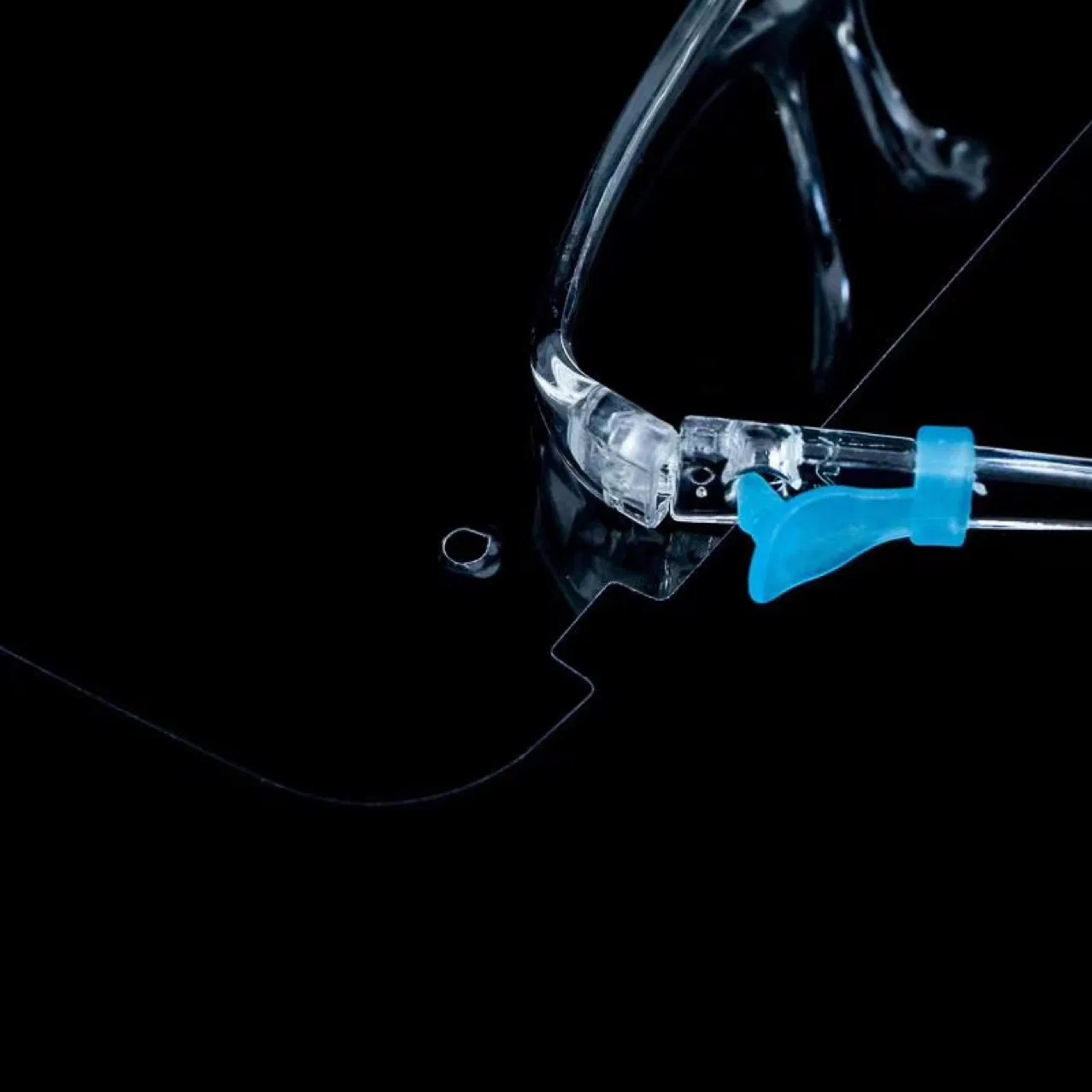 Safety Protective Shield Glasses Oil Splash Mask HD Transparent Anti Fog Baffle