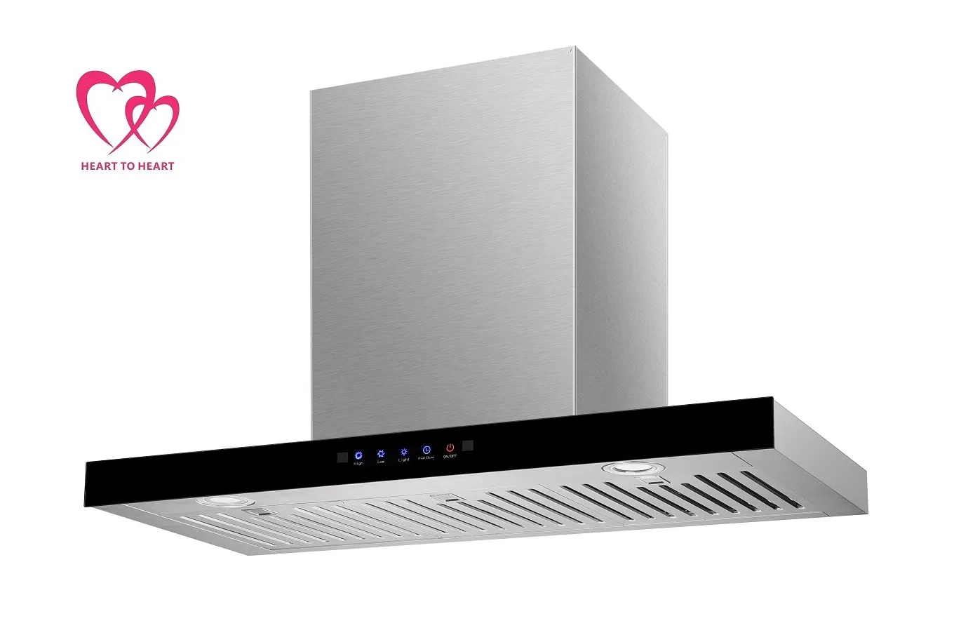 Kitchen Exhaust Chimney Extractor Wall Mounted Cabinet Stainless Steel Cooker Range Hood