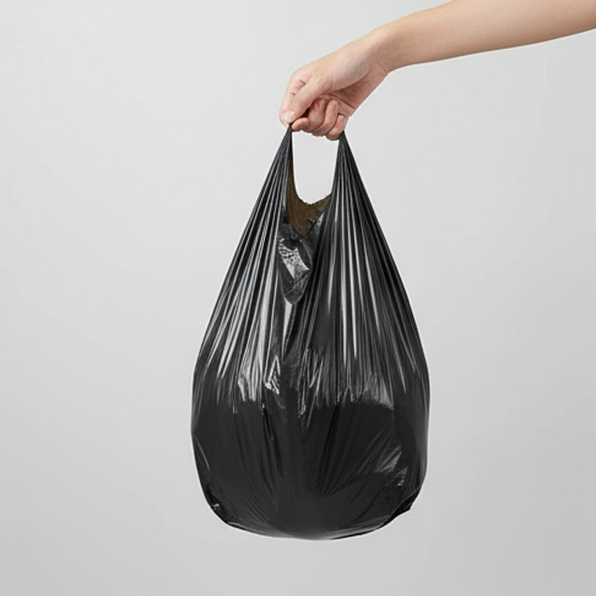 Wholesale HDPE T-Shirt Plastic Vest Garbage Trash Bag