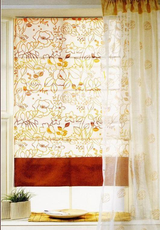 Blue Pleated Roman Windows Shades with Blackout Waterproof Sunscreen Fabric (DC#1401)