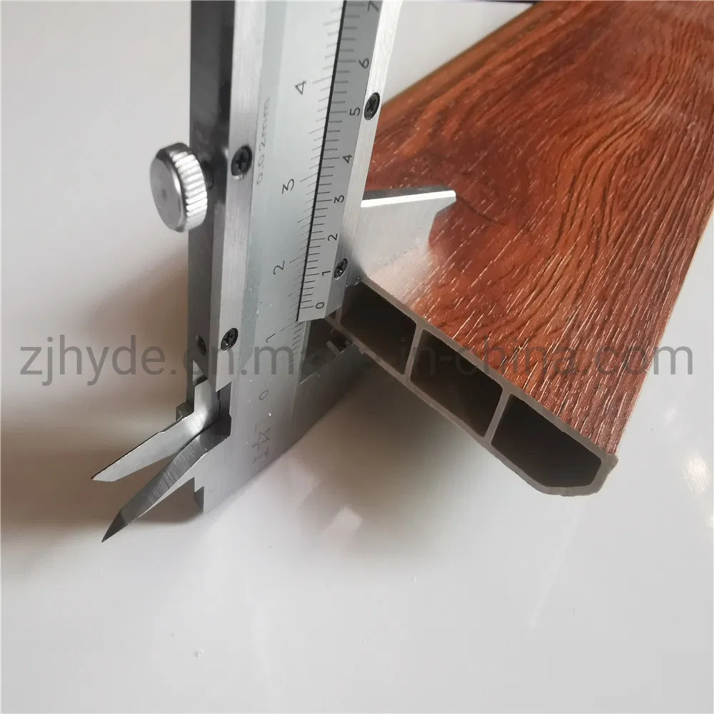 800mm Plastic PVC Spc Flooring Accessories Wall Skiring Board