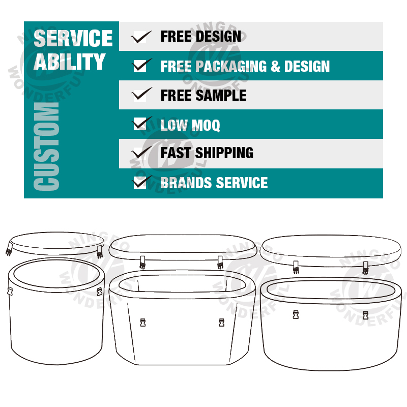 Надувная ванна для ледяной терапии Drop Stitch