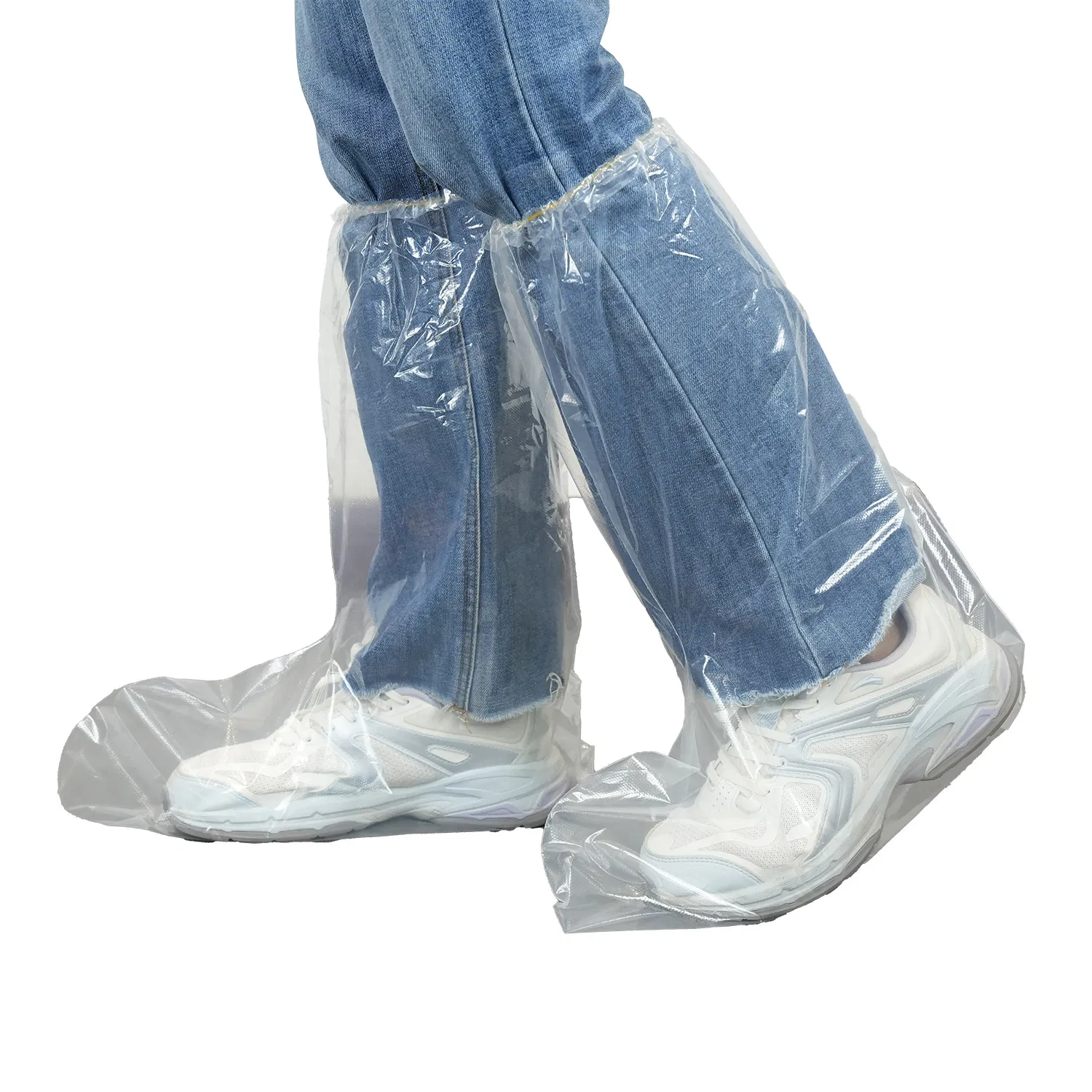 Disposable Waterproof PE Boot Cover for Agribusiness and Processing Plants