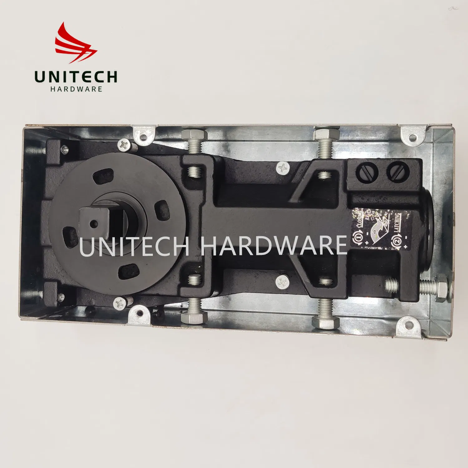 7315 Frameless Glass Door Closer Fitting Hydraulic Floor Spring