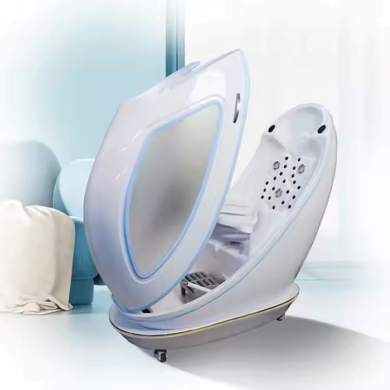 High Quality Arylic SPA Capsule Salon Wet Steam Sauna Infrared Therapy Wellness Clinic