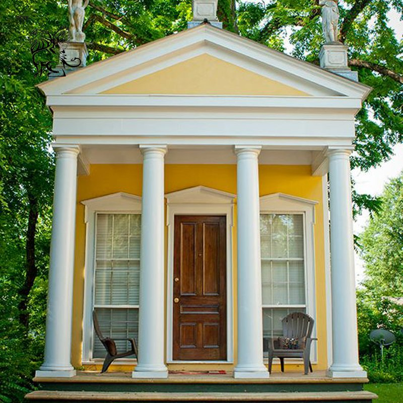 Factory Custom Greece Building Decor House Stone Pillars Design Indoor Marble Greek Ionic Column