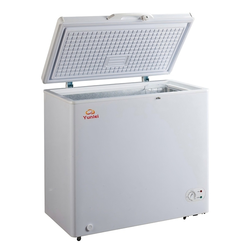 Yunlei Low Price High-Performance 101L Mini Fridge Small Size Commercial Refrigerator Chest Freezer Horizontal Deep Freezer with Foaming Door