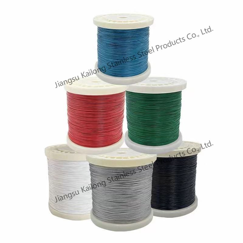 Source Factory Plastic Coated Stainless Steel Wire Rope 7*19 8mm