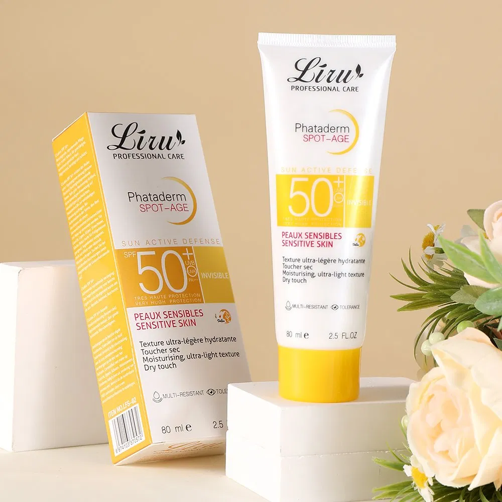 Liru Wholesale Skin Sun UV Protection Cream Moisturizing Face Sunscreen SPF 50