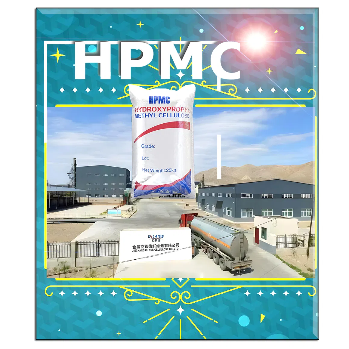 HPMC Construction Grade Cellulose Ether Hydroxypropyl Methyl Cellulose HPMC High Viscosity