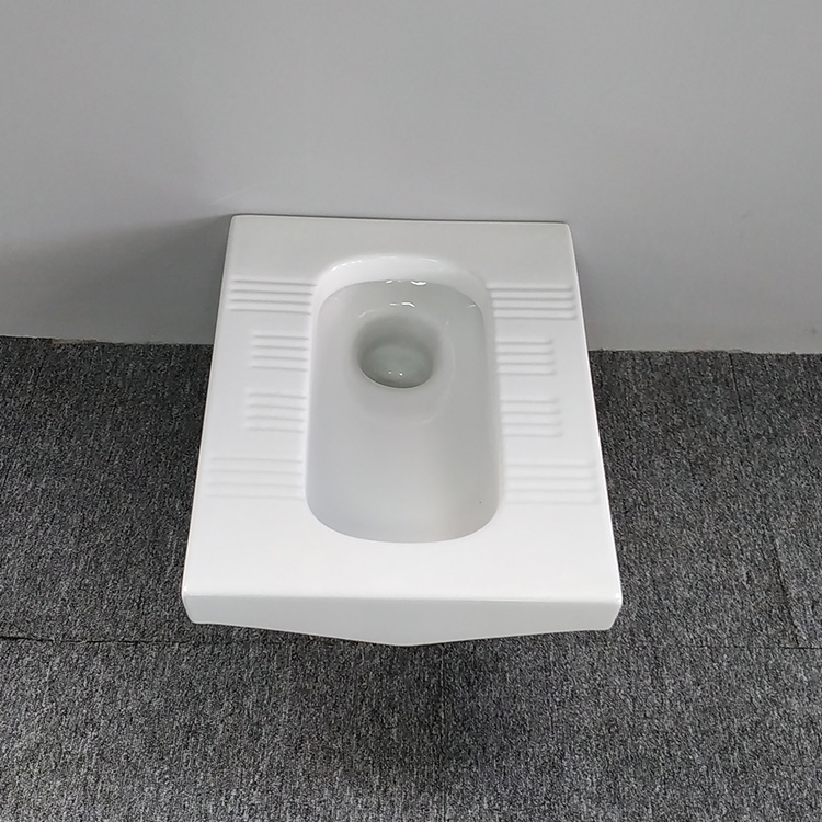 High Quality OEM Ceramic White Floor-Mounted Squatting Pan Wc Toilets