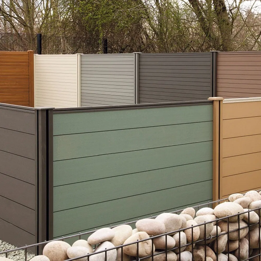 Exterior WPC Decorative Topper Lattice Wood Plastic Composite Garden Panel Fencing