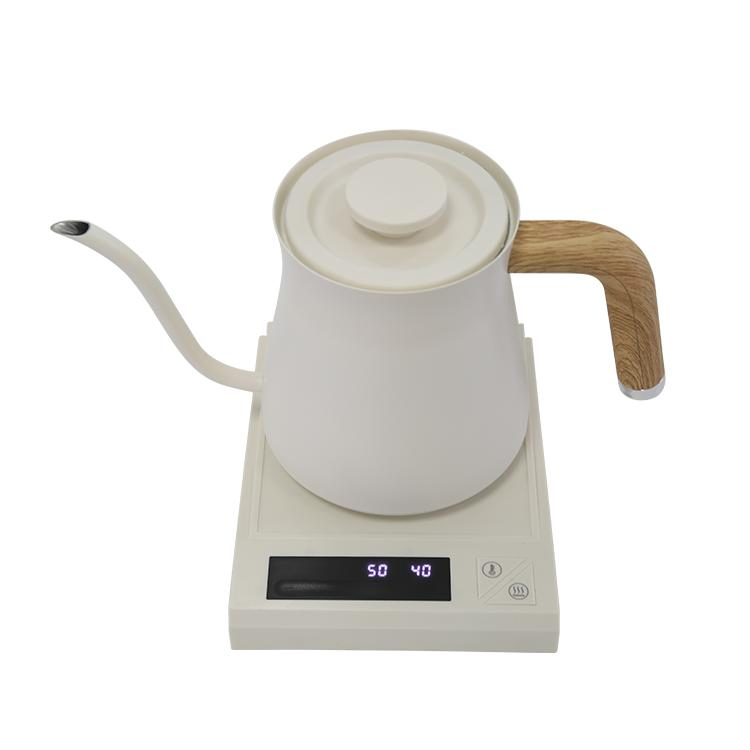 Factory Price Stainless Steel Inner Pot 0.7L Electric Kettle Gooseneck 360 Degree Rotatable Cordless Base Tea Maker
