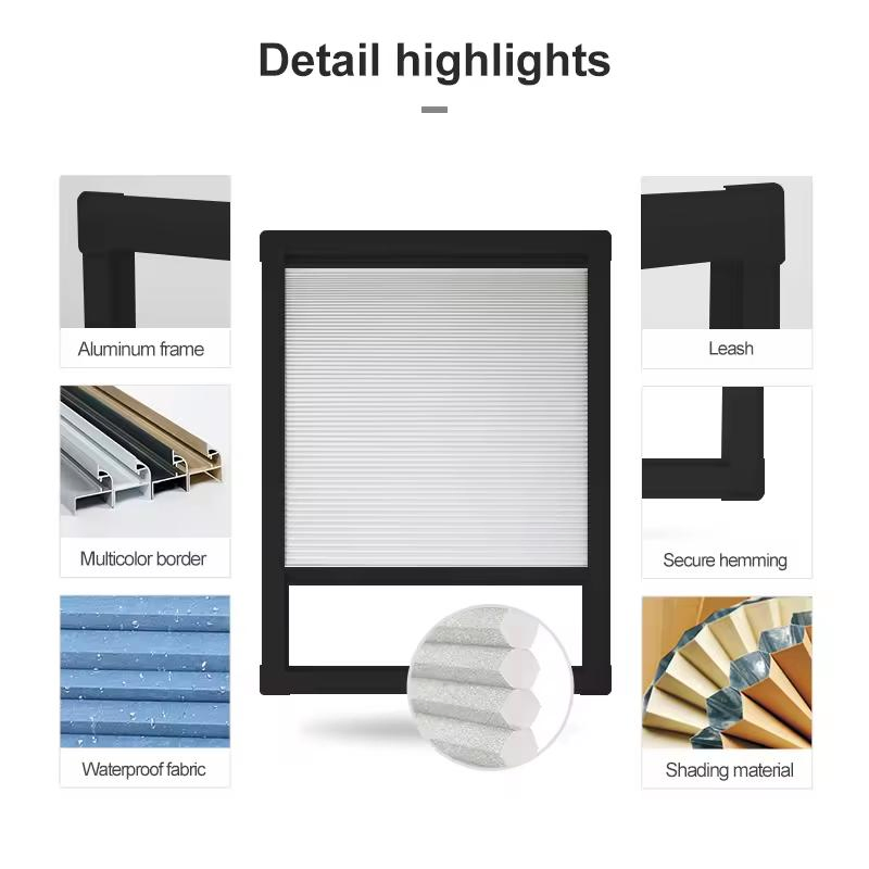 Perfect Fit Cellular Blinds Honeycomb Blinds with Frame Built-in Window Honeycomb Shade