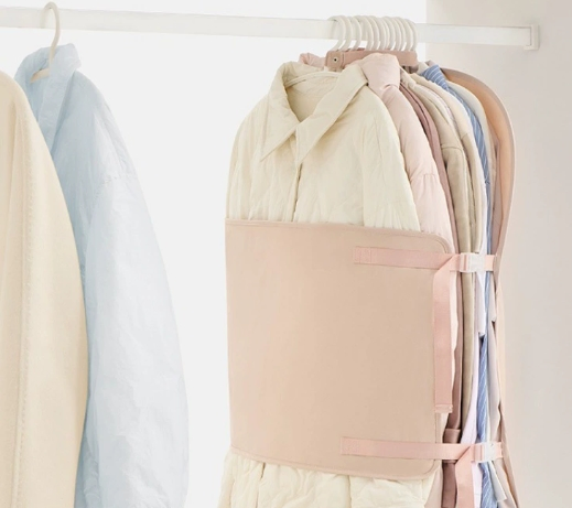 Down Jacket Storage Bag, Foldable Fabric Storage for Wardrobes