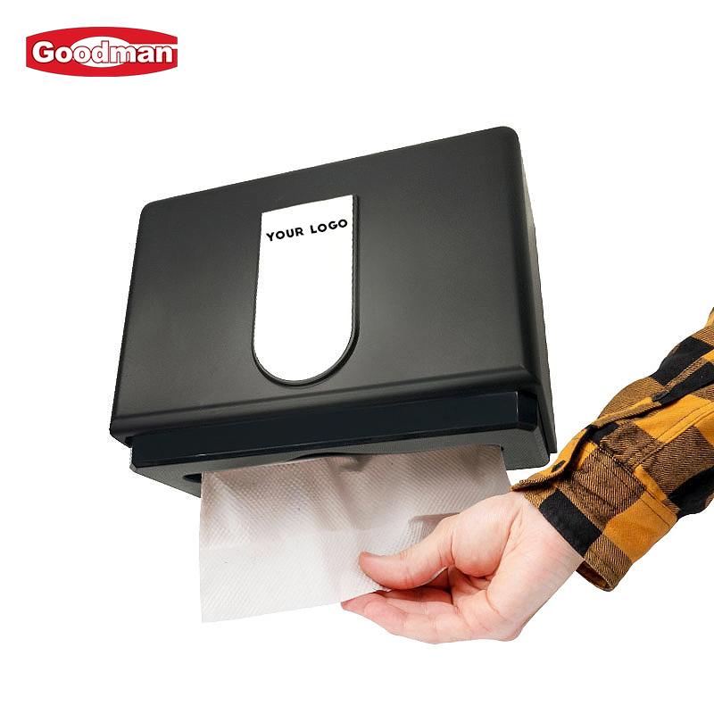 Customized Logo Modern Simple Tissue Storage Paper Box for Public Toilets Restaurant Hotel Supplies Tissue Boxes