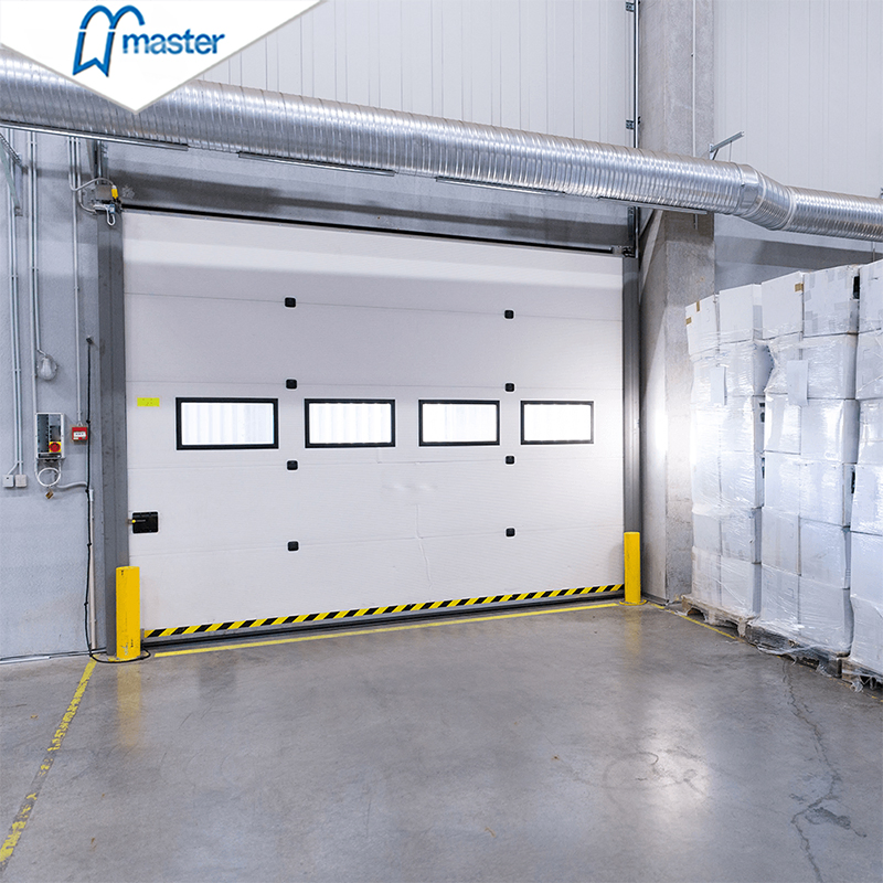 Remote Control Automatic PU Foam Insulated Commerical Heavy Duty Security Workshop Warehouse Dock Industrial Sectional Door